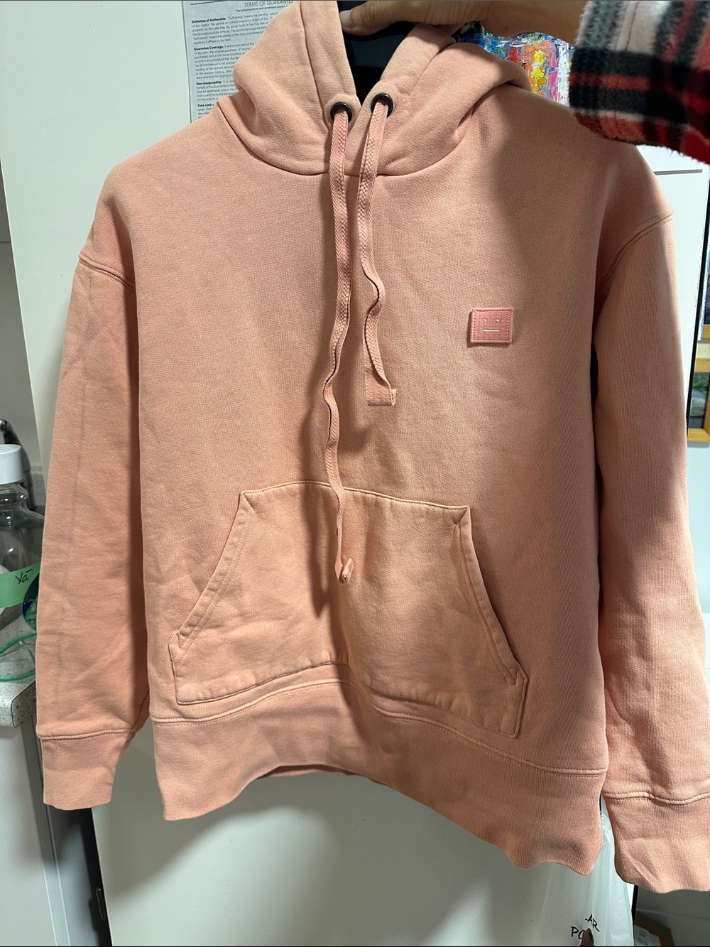 Acne Studios Hoodie in Dusty Pink XS